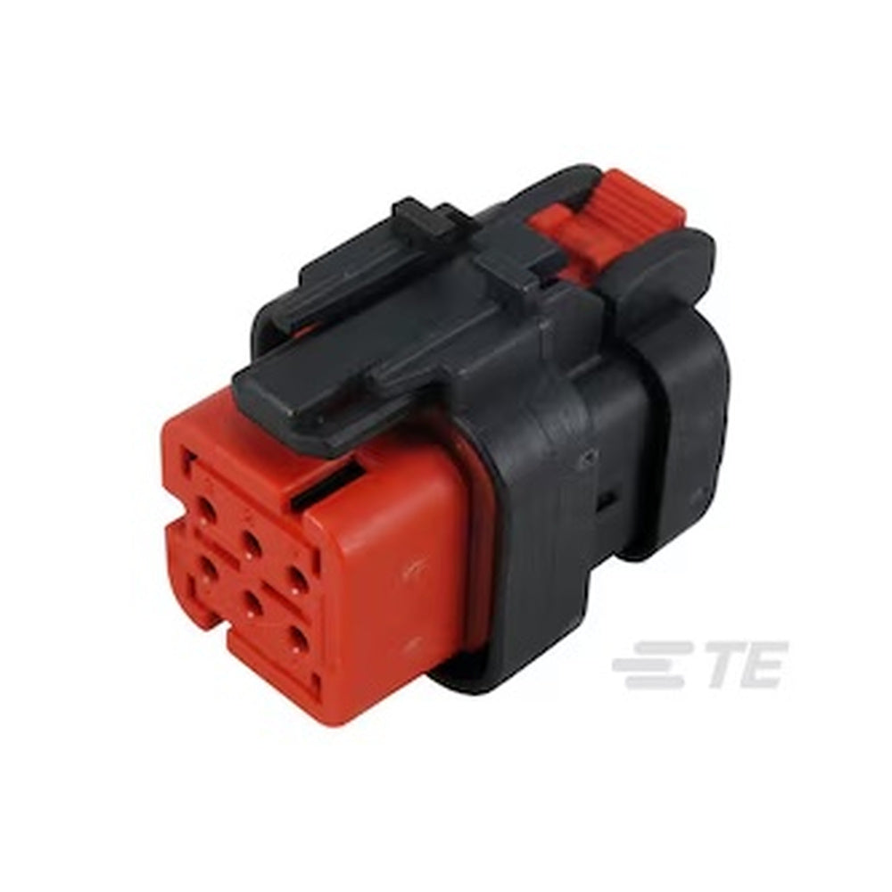 AMPSEAL 16 6-Position Plug Housing - Socket Contacts, N-Seal - 776433-1